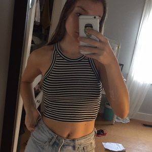 ‼️SOLD‼️Urban Outfitters Striped Halter Top